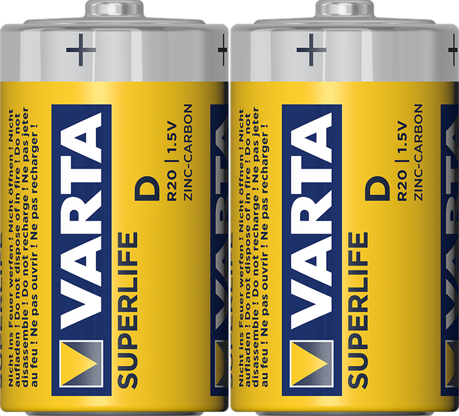 Varta SuperLife D 2x (vo fólií)