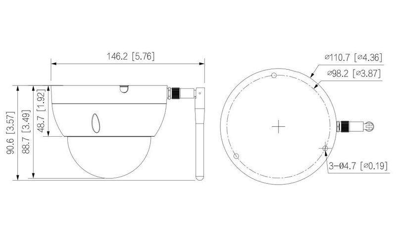 Dahua IP kamera IPC-HDBW1230DE-SW