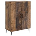 vidaXL Servírovacia skriňa Staré drevo 66 x 34,5 x 89,5 cm