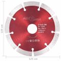 vidaXL Diamantové rezacie kotúče 2 ks, oceľ 125 mm