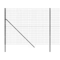 vidaXL Drôtený plot antracitový 1,8x25 m pozinkovaná oceľ