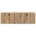 vidaXL Nástenná TV skrinka 98 x 41 x 30 cm Dub artisan