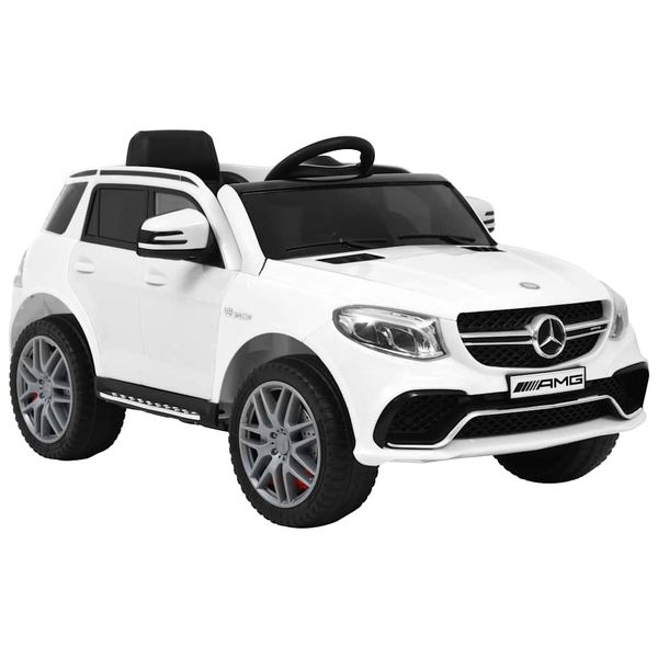 vidaXL Detské autíčko Mercedes Benz GLE63S biele plastové