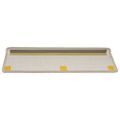 vidaXL Schodové rohože 10 ks 65x21x4 cm taupe s obdĺžnikovým okrajom