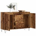 vidaXL Komoda staré drevo 101,5x35x70 cm kompozitné drevo