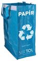 Tašky na triedený odpad SORT EASY 3 SLIM, 18x30x40 cm, 3 x 22 l, 3 ks SIXTOL