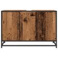 vidaXL Kúpeľňová skriňa Staré drevo 90 x 33 x 60 cm Kompozitné drevo