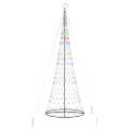 vidaXL LED vianočný stromček Viacfarebný 399 cm Kov