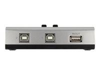 USB periférny prepínač zdieľania - 2 x USB 2.0 - desktop