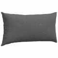 vidaXL Vankúše na pohovku 2 pcs Tmavo šedá 80 x 40 cm