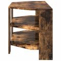 vidaXL RohováTVskriňa 102x40,5x45cm Dymová dub Kompozitné drevo