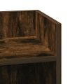 vidaXL Bočné stolíky 2 ks s policou tmavý dub 25,5x27x60 cm
