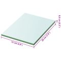 vidaXL Poličky 2 ks panel z priehľadného skla 20x15 cm
