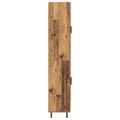 vidaXL Highboard 2 ks Staré drevo 69,5 x 34 x 180 cm Kompozitné drevo