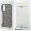 Obal Guess HC PU 4G Classic Logo s príveskom pre Samsung Galaxy A37 hnedá