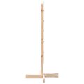 vidaXL Drevený vianočný stromček na dekoráciu 110 cm drevený masív