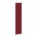 vidaXL Plisovaná roleta bordová červená 50x200 cm šírka látky 49,4 cm polyester