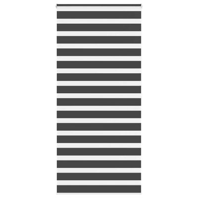 vidaXL Zebra roleta čierna 110x200 cm šírka látky 105,9cm polyester