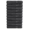 vidaXL Prémiové uteráky do sauny SOLUND 10ks antracit 80x200cm 600g/m2