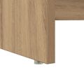 vidaXL Stôl Remeselný dub 120,5 x 44 x 88,5 cm Kompozitné drevo