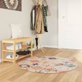 vidaXL Koberec prateľný viacfarebný Ø 120 cm