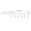 Forever Light LED String Lights 230V FLM-200 7,2m 10 filament bulbs E27 S14