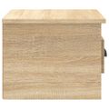vidaXL Nástenný nočný stolík dub sonoma 41,5x36x28cm