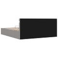 vidaXL Hydraulický posteľný rám+úložný priestor, LED, látka 180x200 cm