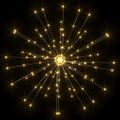vidaXL Vonkajšia vianočná prskavka, teplá biela 20 cm, 140 LED