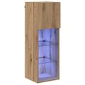 vidaXL Nástenný TV kabinet 30,5 x 30 x 90 cm Remeselný dub
