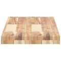 vidaXL Plávajúce police 4 ks 100x30x4 cm neošetrené masívne drevo akácia