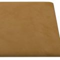 vidaXL Nástenné panely 12 ks hnedé 30x15 cm zamat 0,54 m²