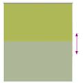 vidaXL roleta Blackout listy zelené 140x150cm Šírka látky 136,6 cm