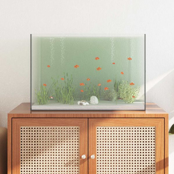 vidaXL Akvárium s úložiskom Priehľadná 60 x 35 x 40 cm Sklo