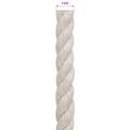 vidaXL Jutové lano 10 mm Biela 100% Tossa juta