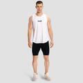Tielko Combat White - GymBeam, veľkosť M
