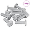 vidaXL Skrutka 1593 ks Strieborná 8 x 25 mm Oceľ