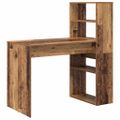 vidaXL Stôl Staré drevo Kompozitné drevo 113 x 54 x 120 cm