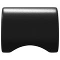 vidaXL Gombík na skriňu 2 ks Čierna 18 x 23 mm Železo