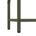 vidaXL Stojan na palivové drevo Olive Green Oceľ valcovaná za studena