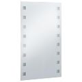 vidaXL Kúpeľňové nástenné zrkadlo s LED osvetlením 60x100 cm