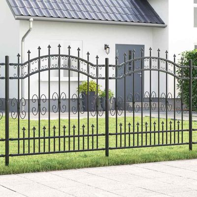 vidaXL Záhradný plot KAMPEN 240 x 166 cm Mesh Povrchovo upravená oceľ
