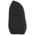 vidaXL Poduška na chrbát Čierna 100 x 24 x 50 cm Zamat