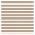 vidaXL Zebrová roleta pieskovo hnedá 150x100 cm šírka látky 145,9 cm polyester