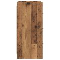vidaXL Servírovacia skriňa Staré drevo 75 x 33 x 80 cm