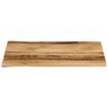 vidaXL Stolová doska živá hrana 70x60x2,5 cm masívny surový mangovník