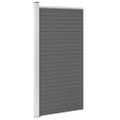 vidaXL Plotový panel WPC 95x186 cm sivý