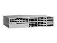 Cisco Catalyst 9200L - Network Advantage - prepínac - L3 - 24 x 10/100/1000 + 4 x Gigabit SFP (uplink) - Lze montovat do rozvadece - repasováno