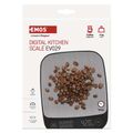 Digitálna kuchynská váha EV029 s časovačom, čierna