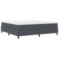 vidaXL Platformový rám postele Tmavo šedá 200 x 200 cm